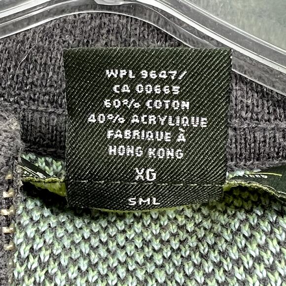 Eddie Bauer Long Sleeve Snowflake Alpine Full Zip Cardigan Sweater Gray Women XL - Picture 8 of 11